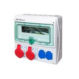 Rozdzielnica RSS-03 -okienko inspekcyjne 12 modułów -wyposażona w okablowanie do podłączenia zabezpi 942031 ELEKTROMET