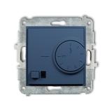 ICON Mechanizm elektronicznego regulatora temperatury z czujnikiem podpodłogowym navy blue