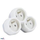 ROZGAŁĘŹNIK + 0  3xGN 16A TRÓJKĄTNY