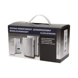 Zestaw domofonowy jednorodzinny z interkomem bezsłuchawkowy szary ELUVIO INTERCOM OR-DOM-RE-920/G OR