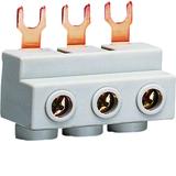 Zacisk przyłączeniowy 3-biegunowy 10mm2 do wyłączników silnikowych zasilanie szyn 3x25mm2 POLO KF30M