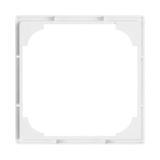 FUTURE Pierścień pośredni Do mocowania pokryw o wymiarach 55 x 55 mm biały studyjny