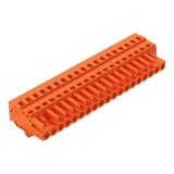 MCS-MIDI Classic gniazdo 19-bieg. pomarańczowe raster 5,08 mm /10szt./ WAGO