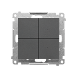 Simon 55 CONTROL B – Nadajnik bateryjny Wi-Fi Grafitowy mat