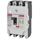 Wyłącznik mocy 3P 25kA wyzw. TM (bez regulacji) EB2S 160/3SF 80A 3P 004671834 ETI