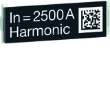 ACB HW2/4 Wtyczka z oznaczeniem zn.wyłącznika 2500A Harmonic dostarczane luzem HWW691HSA HAGER