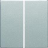 BERKER Q.x Klawisze do łącznika 2-klawiszowego para aluminium aksamit lakierowana 16236084 HAGER