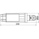 Wskaźnik bez drążka, ASP 110-420 k V 50 Hz, kat. S/L złącze zębate