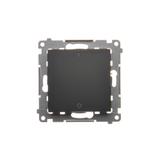 Simon 54 Łącznik dwubiegunowy 10A szybkozłączka czarny