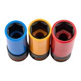 Nasadki do felg aluminiowych - zestaw 3 szt. (17 mm, 19 mm, 21 mm), Cr-Mo
