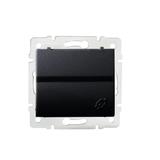 LOGI 02-1230-142 cm Gniazdo z uziemieniem IP44 Schuko LOGI 02-1230-142 cm śrubowy kolor czarny mat K
