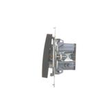 Simon 54 Łącznik dwubiegunowy 16A z. śrub. czarny