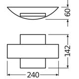 ENDURA STYLE SHIELD SQ 11W DG LEDV Oprawa zewnętrzna