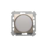 Simon 54 Sygnalizator świetlny LED – światło białe 230V złoty mat DSS1.01/44 KONTAKT