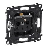 VALENA ALLURE - GNIAZDO 2P+Z Z PRZESŁONĄ, Legrand