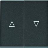 lumina Klawisze do łączników żaluzjowych, czarny