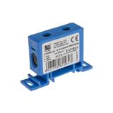 Listwa zac. w korpusie 1x2,5-50 niebieska AL/CU