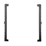 ARIA Ramka ozdobna do gniazd podwójnych monoblokowych - kolor czarny metalik