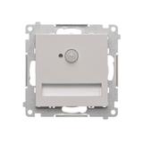 Simon 55 Oprawa oświetleniowa LED 14V z czujnikiem ruchu (0,78 W) Barwa zimna biała 5900K Jasnoszary