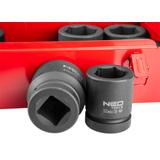 Nasadki udarowe 1", 27-50 mm, zestaw 9 szt.