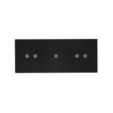 Simon 54 Touch Panel dotykowy S54 Touch 3 moduły 2 pola dotykowe poziome + 1 pole dotykowe + 2 pola dotykowe poziome zastygła lawa DSTR3212/73 KONTAKT