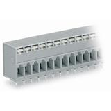 listwa przepustowa do p. drukowanych 5-bieg. szara raster 5 mm