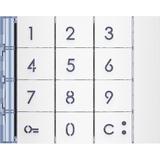 Sfera: Plakietka Modułu Klawiatury - Biała 353002 LEGRAND