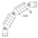 LLJ300H100 Łuk przegubowy 1,0 mm