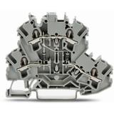 TOPJOBS złączka 2-piętrowa 2,5 mm2 diodowa szara