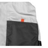 Spodnie robocze na szelkach, białe, HD, rozmiar L/52