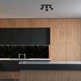 Milagro plafon (reflektorki) Vidar Black 3xGU10 MLP5402