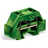 Złączka 4‑przewodowa 2,5mm2 żółto‑zielona ze stopką montażową 261‑347 /50szt./ WAGO