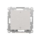 Simon 55 Łącznik dwubiegunowy szybkozłączka Aluminium mat TW2.01/143 KONTAKT