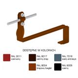 AN-28F/LA/-N Uchwyt dach.prof.skr.Z-śr. WZÓR 10 H=10cm /LA/