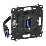 VALENA LIFE GNIAZDO USB 3.0 Z PRZEWODEM , Legrand