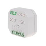 Ściemniacz oświetlenia bez pamięci montaż podtynkowy zasilanie 230V AC 300W SCO-801 F&F