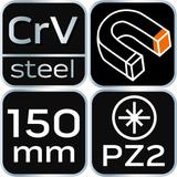 Wkrętak krzyżowy PZ3 x 150 mm