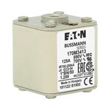 FUSE 125A 690V 1*BN/50 AR UC Wkładka szybka 125A AC 690V rozmiar 1 45x59x51 mm aR I 170M3413 EATON