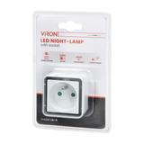Lampka nocna LED z gniazdem sieciowym LA-6 ORNO