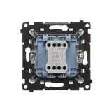 Simon 55 Przycisk zwierny /światło/ z podświetleniem LED szybkozłączka Biały mat TS1L.01/111 KONTAKT