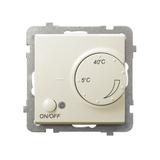 SONATA Regulator temperatury z czujnikiem podpodłogowym kolor ecru RTP-1R/m/27 OSPEL