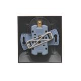 Simon 54 Gniazdo z/u podwójne z funkcją niezm. faz16A z. śrub. monoblok antracyt