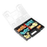 Zestaw złączek instalacyjnych HOUSE 123 sztuk. Wciskane: 30x 2-przew. 30x 3-przew. 25x 4-przew. 20x