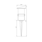 Reflektor Ogrodowy Vilo 1xGU10 IP65