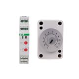 przekaźnik czasowy z zewnnetrznym potencjometrem nastawy czasu, styk: 1NO/NC, U=230 i 24V
