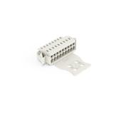 MCS-MINI gniazdo 9-bieg. j-szare raster 3,5 mm /50szt./ WAGO
