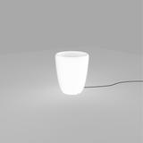 Nowodvorski lampa stojąca zewnętrzna (świecąca donica) Flowerpot S E27 biała 41cm 9711