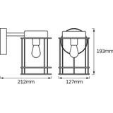 ENDURA CLASSIC POST DOWN E27 STLEDV Oprawa zewnętrzna