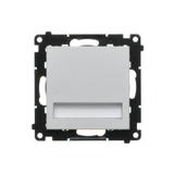 Simon 55 Oprawa oświetleniowa LED 230V (1,1 W) Barwa zimna biała 5900K Aluminium mat TOS5K.01/143 KONTAKT