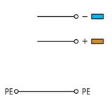 złączka do czujników zasilajaca z PE 2,5 mm2